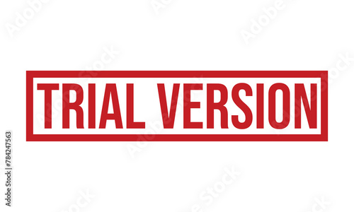 Trial Version Rubber Stamp Seal Vector