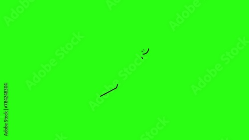 income salary rate increase. Finance performance of return on investment icon animation on Greenscreen background.	
