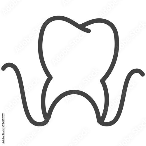 dental-mouth-healthcare-gum-disease-line photo
