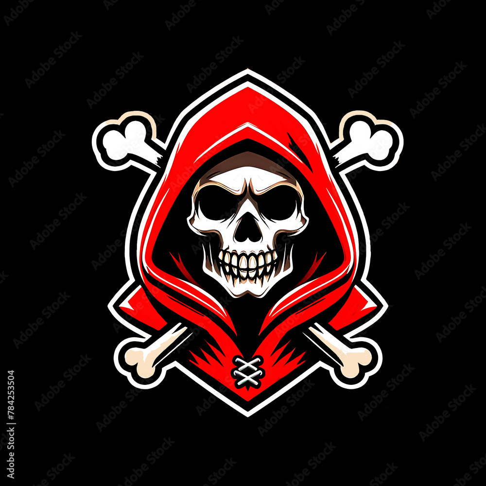 illustration design logo a skull and crossbones illustration design logo a skull and crossbones
