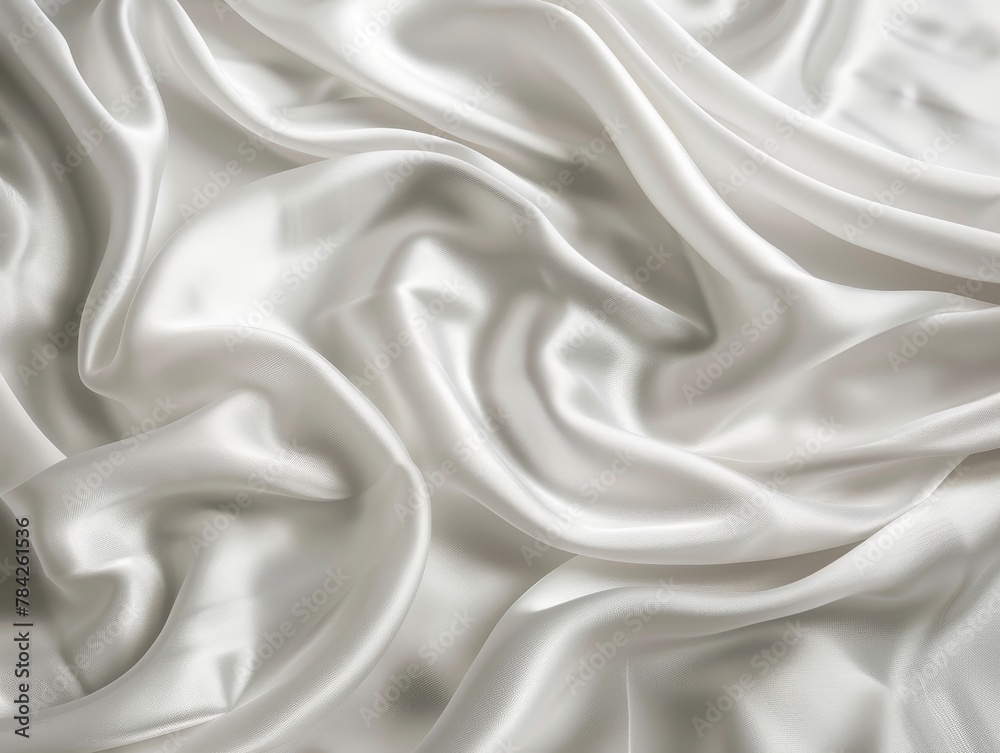 Close Up View of White Fabric Close Up View of White Fabric