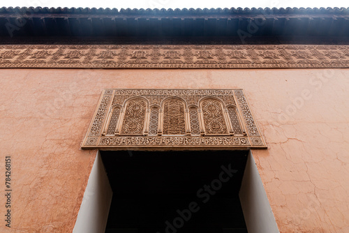 Interior of building in medina (old city) of Marakesh
