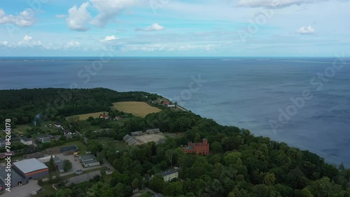 Beautiful Landscape Oslonino Piekny Krajobraz Aerial View Poland photo