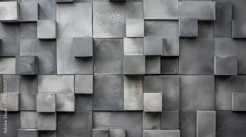 Bold square blocks in varying shades of gray Bold square blocks in varying shades of gray