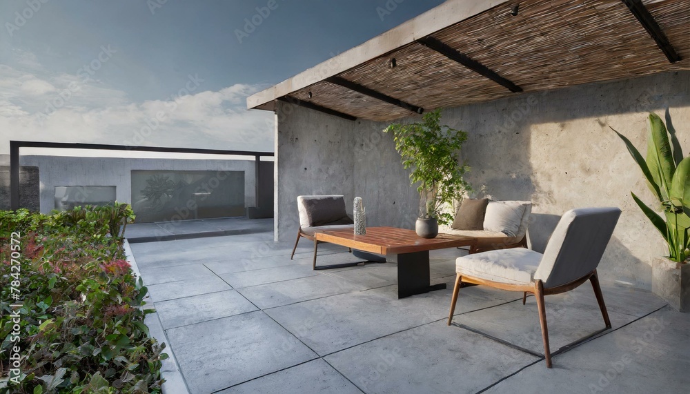Urban Oasis: Crafting a Contemporary Concrete Patio for Stylish Outdoor Seating