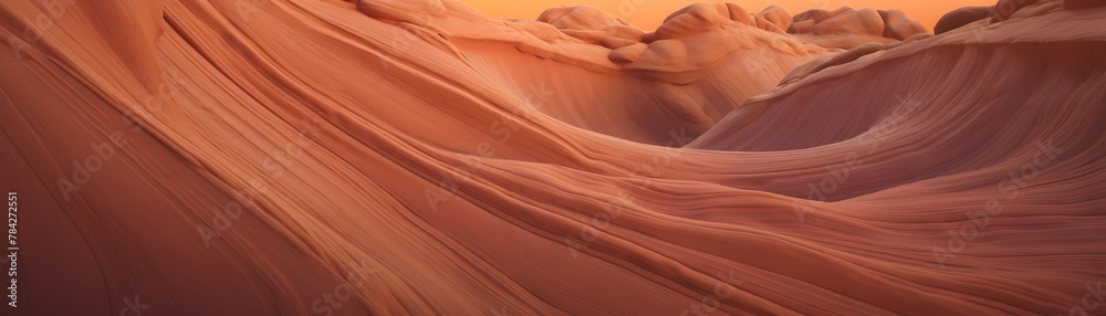 Erosion-Sculpted Canyons Bathed in Dramatic Sunset Hues - Sci-Fi Inspired Landscape of Captivating Geological Formations and Mesmerizing Light Erosion-Sculpted Canyons Bathed in Dramatic Sunset Hues - Sci-Fi Inspired Landscape of Captivating Geological Formations and Mesmerizing Light