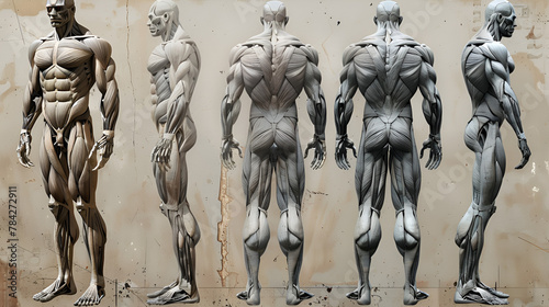 Anatomy muscle, generative ai