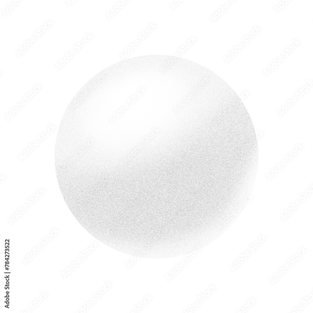 Grainy gradient sphere with noise effect. Vector stipple planet with shadow like spray isolated on white background. Halftone abstract 3d dusty ball. Vintage grunge graphic circle. Grainy gradient sphere with noise effect. Vector stipple planet with shadow like spray isolated on white background. Halftone abstract 3d dusty ball. Vintage grunge graphic circle.