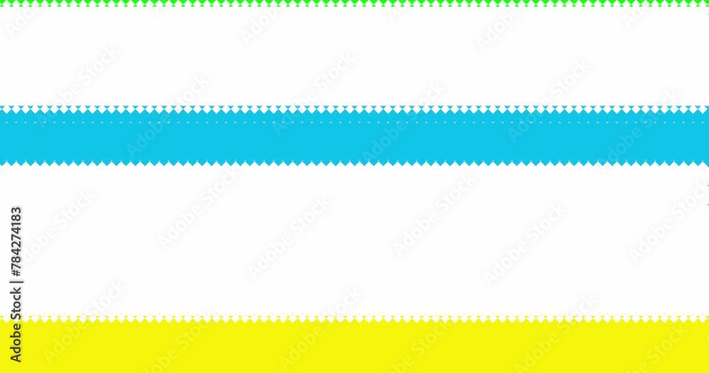 Moving multicolored stripes.
Looped stock animation motion graphics design. footage for backdrop, wallpaper, background. Moving multicolored stripes.
Looped stock animation motion graphics design. footage for backdrop, wallpaper, background.