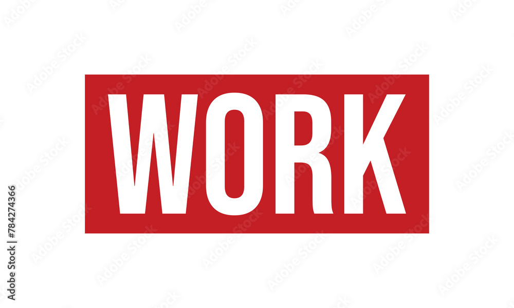 Work Rubber Stamp Seal Vector Work Rubber Stamp Seal Vector