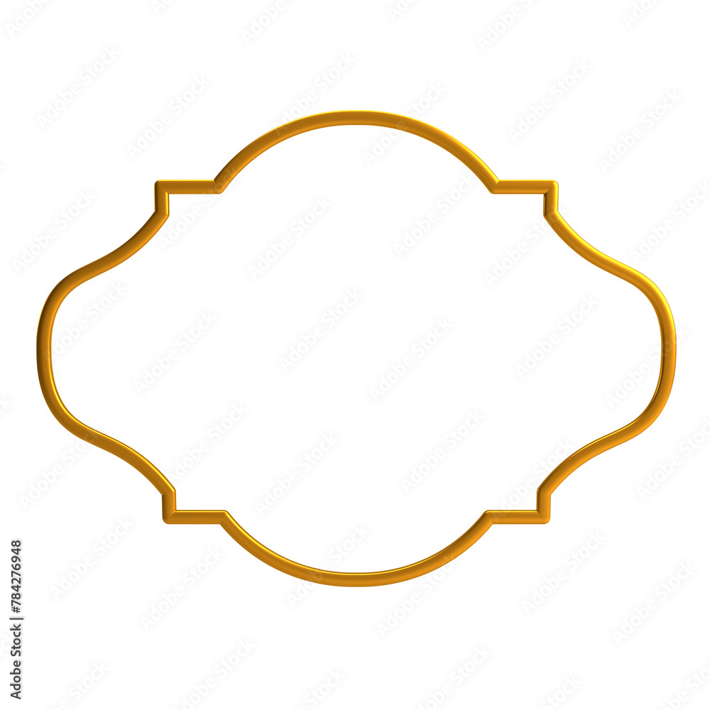 Decorative Islamic Frame, golden frame, decorative frame Decorative Islamic Frame, golden frame, decorative frame
