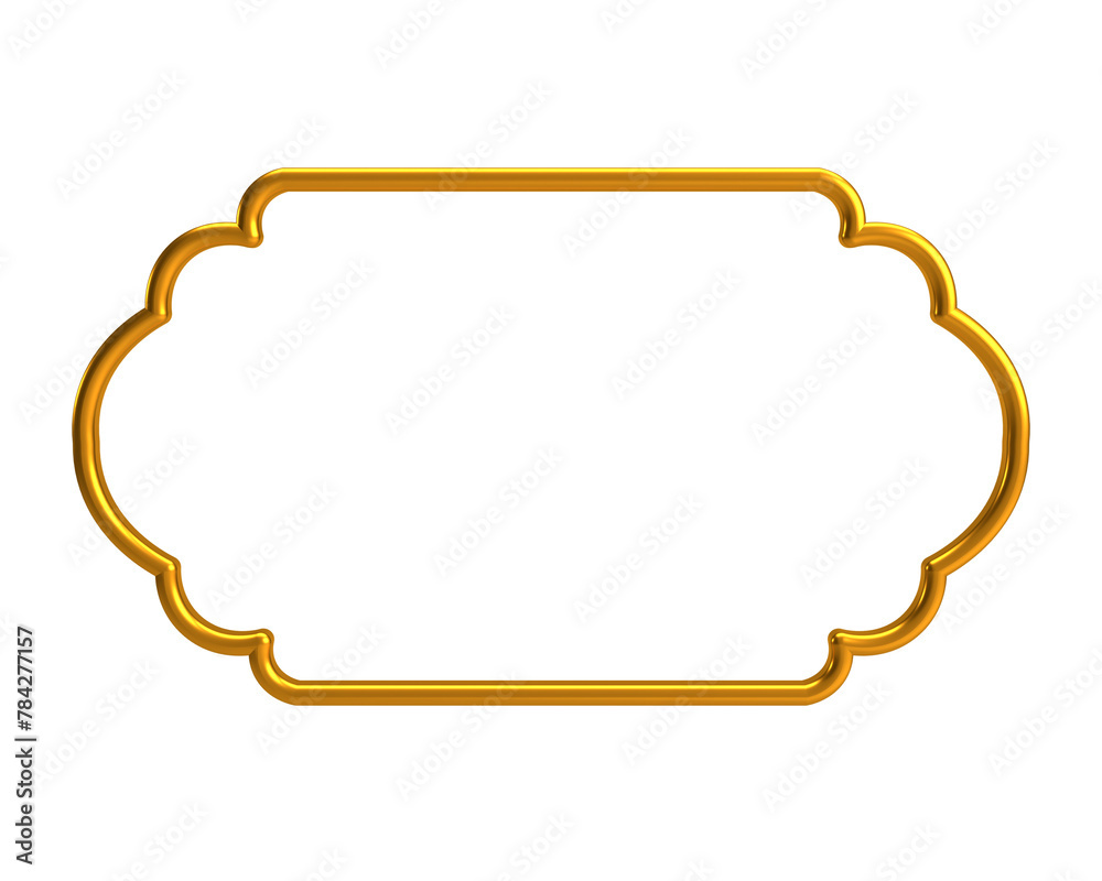 Decorative Islamic Frame, golden frame, decorative frame Decorative Islamic Frame, golden frame, decorative frame