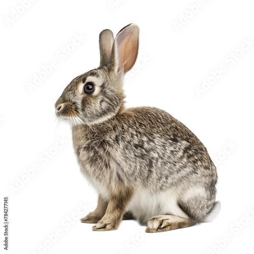 rabbit isolated on white