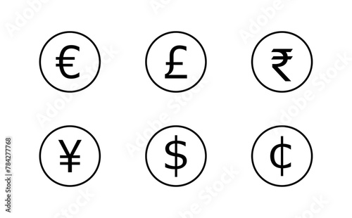 ６種類の通貨記号