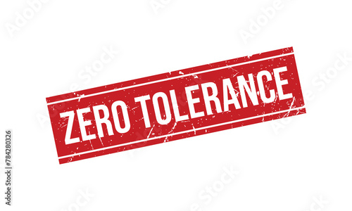Zero Tolerance Rubber Stamp Seal Vector