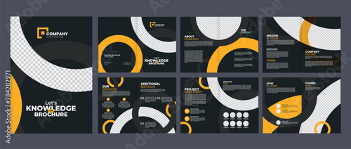 company business brochure magazine design template, profile brochure for creative annual report business proposal brochure template design 