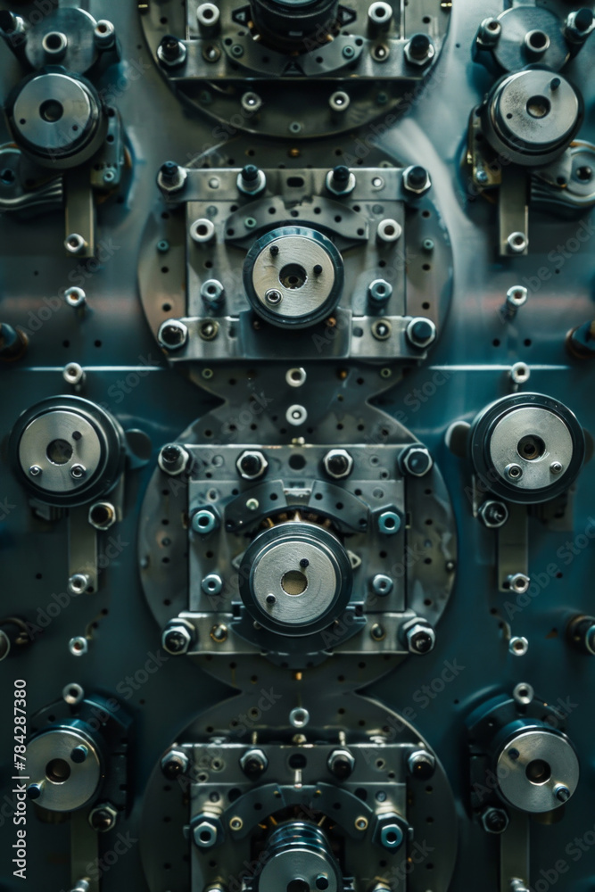 Machine gears texture for background