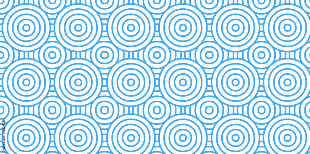 	
Overlapping Pattern Minimal diamond geometric waves spiral and abstract circle wave line. blue seamless tile stripe geometric create retro square line backdrop pattern background.