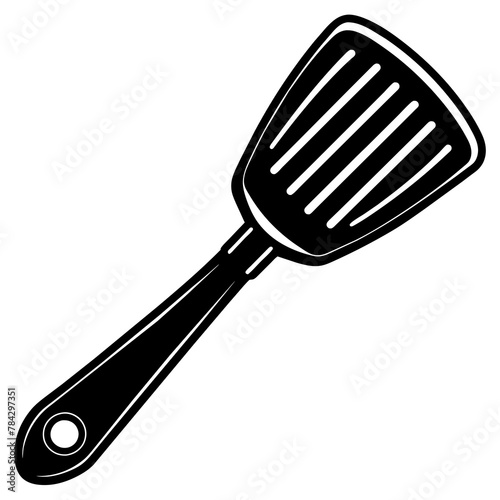 kitchen spatula isolated on white