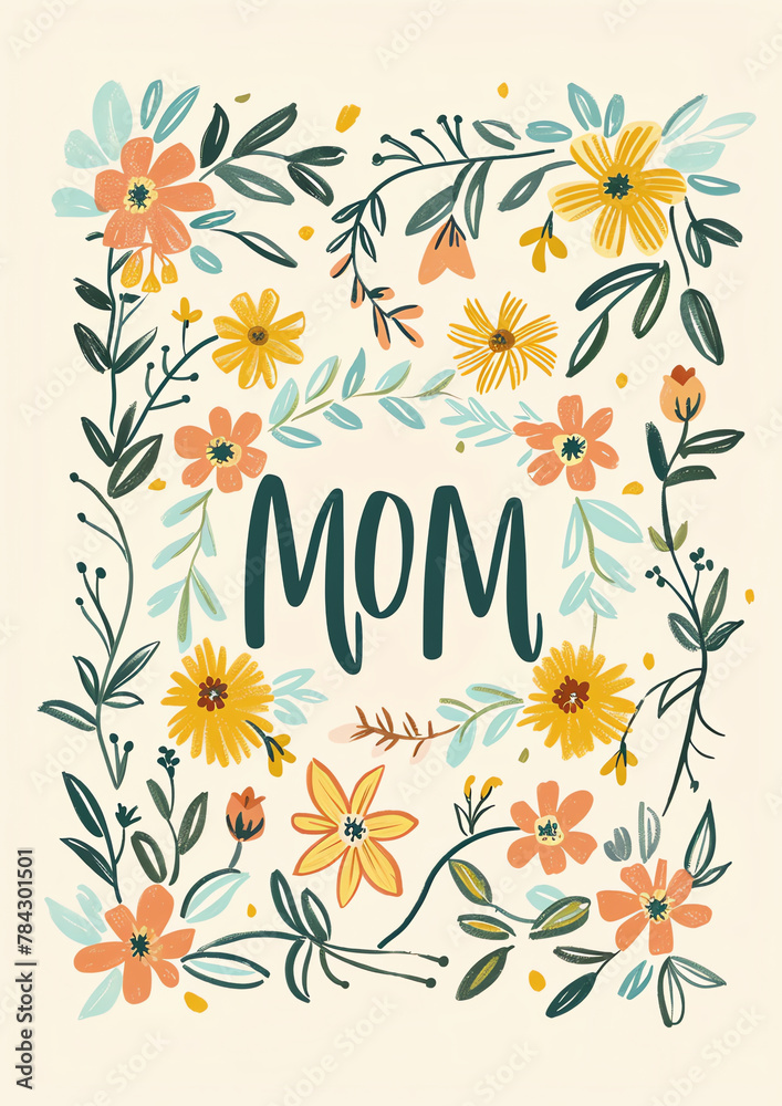 Mother's Day Elegance: Pastel Wildflower Embrace Mother's Day Elegance: Pastel Wildflower Embrace