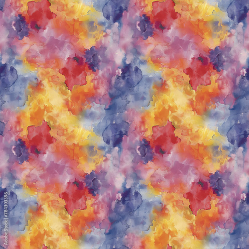 Soft pastel watercolor smudge and stroke pattern