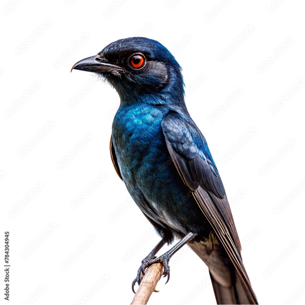 Obraz premium Drongo isolated on transparent background