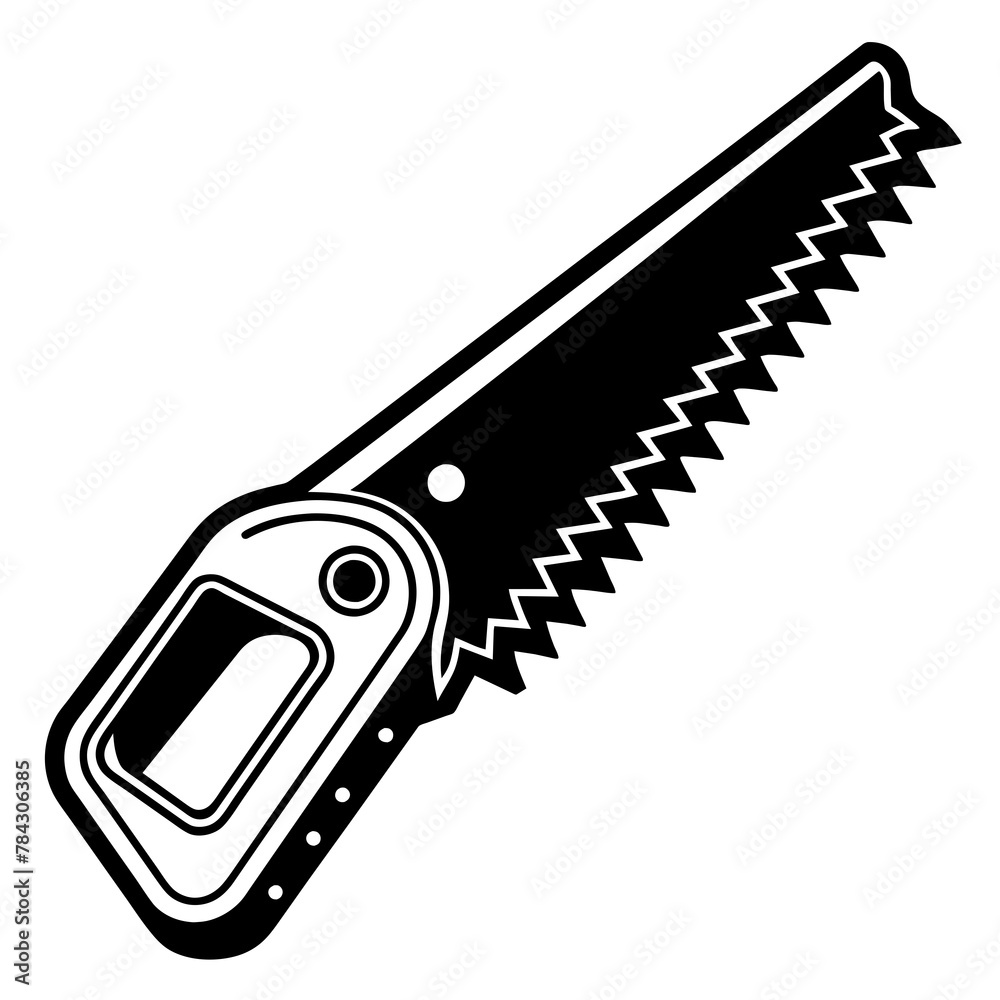 Obraz premium saw blade vector illustration