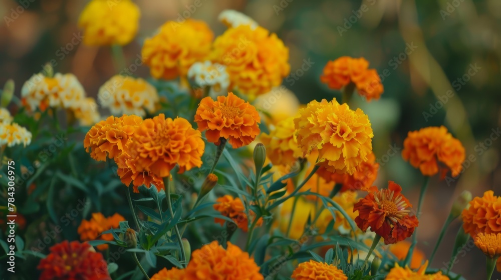 marigolds flower are an essential component of the Vishukani