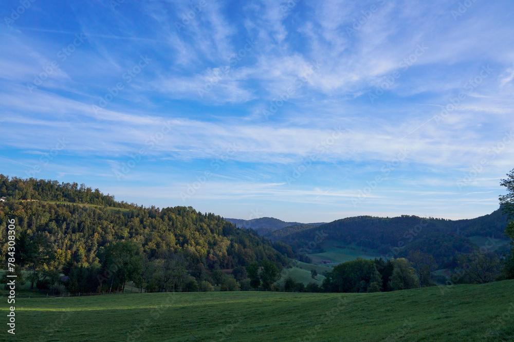 Naklejka premium Landscapes in Switzerland
