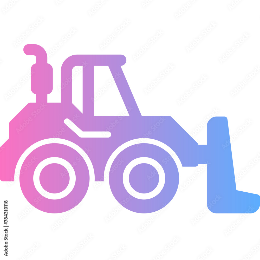 Bulldozer Icon Bulldozer Icon