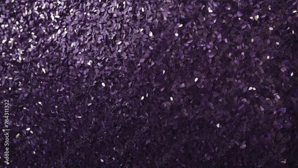Amethyst purple glitter paper texture, invoking a sense of mystical elegance. - obrazy, fototapety, plakaty 