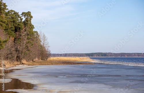Fototapeta Naklejka Na Ścianę i Meble -  
beach in winter in the morning