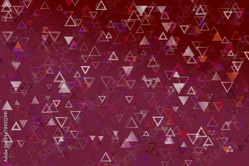 Gradient geometrical polygon web page background - chaotic abstract vector graphic with triangles