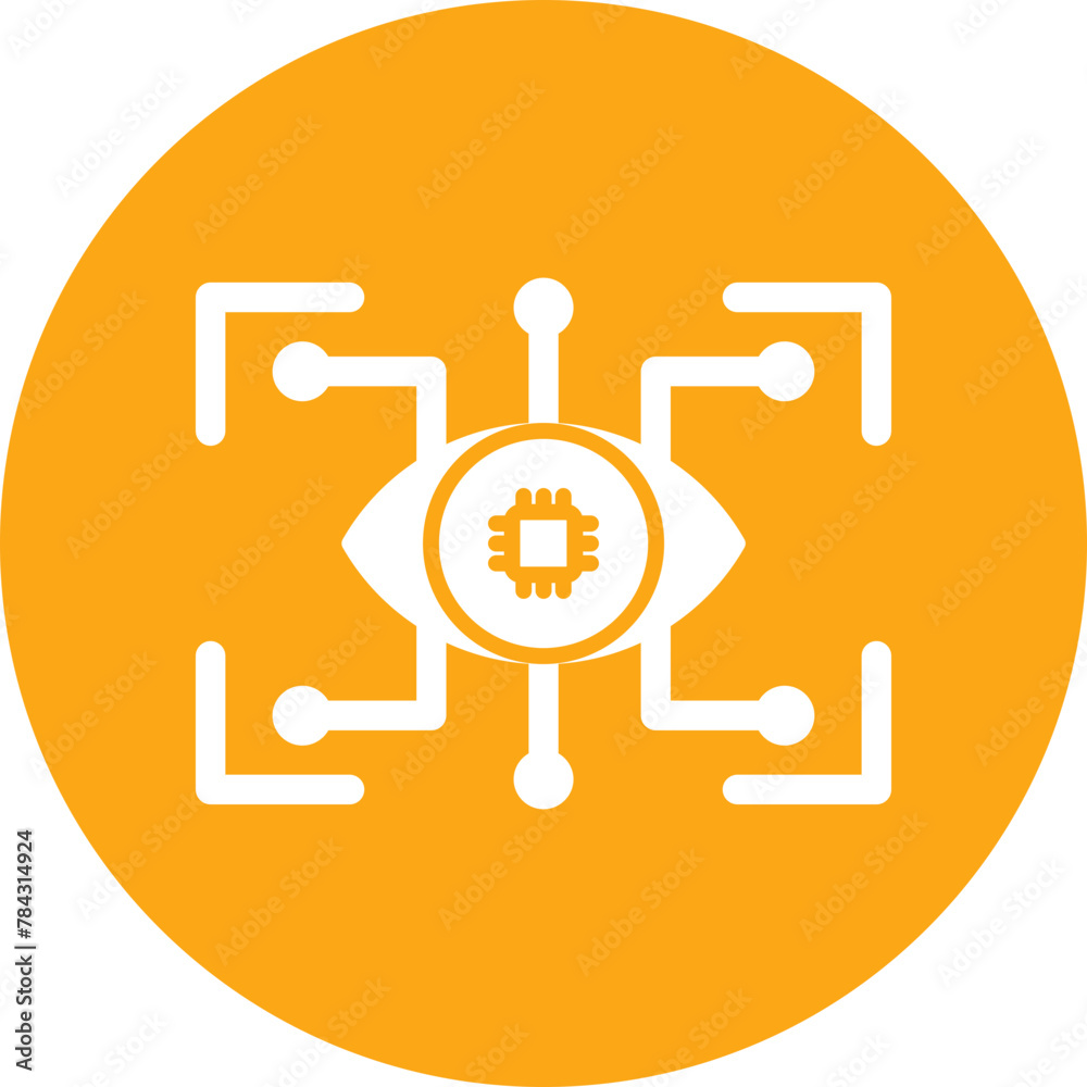 Obraz premium Bionic Eye Icon