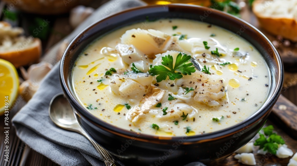Fiskesuppe is a popular Norwegian fish soup.