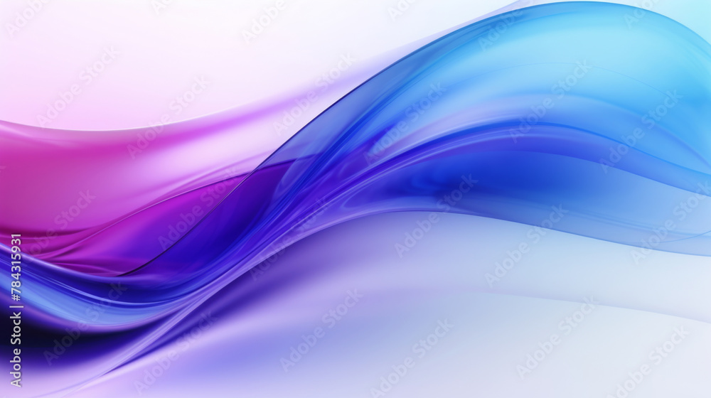 Fototapeta premium Vibrant red and blue abstract background with flowing forms and gradient rendering