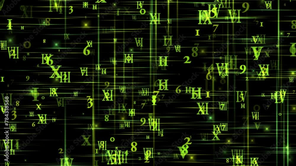 4K animation of particle letters 4K animation of particle letters