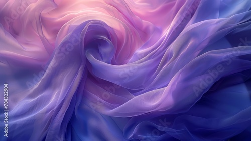 Flowing fabric texture in purple