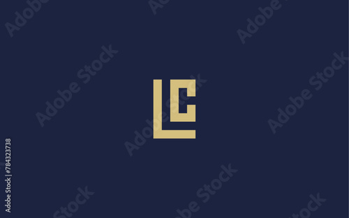 letter lc with square logo icon design vector design template inspiration