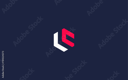 letter lc with hexagon logo icon design vector design template inspiration