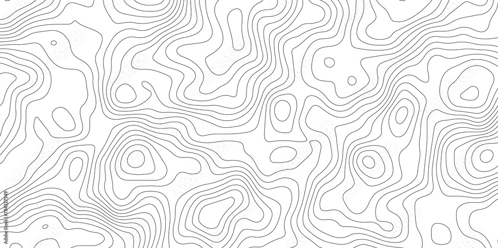 White topography topology vector abstract background contour design - obrazy, fototapety, plakaty 
