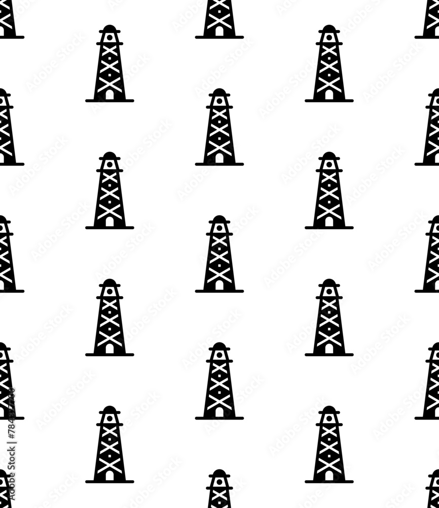 Lighthouse Icon Seamless Pattern M_2112001 Lighthouse Icon Seamless Pattern M_2112001