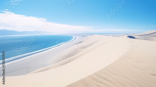 desert sand dunes.