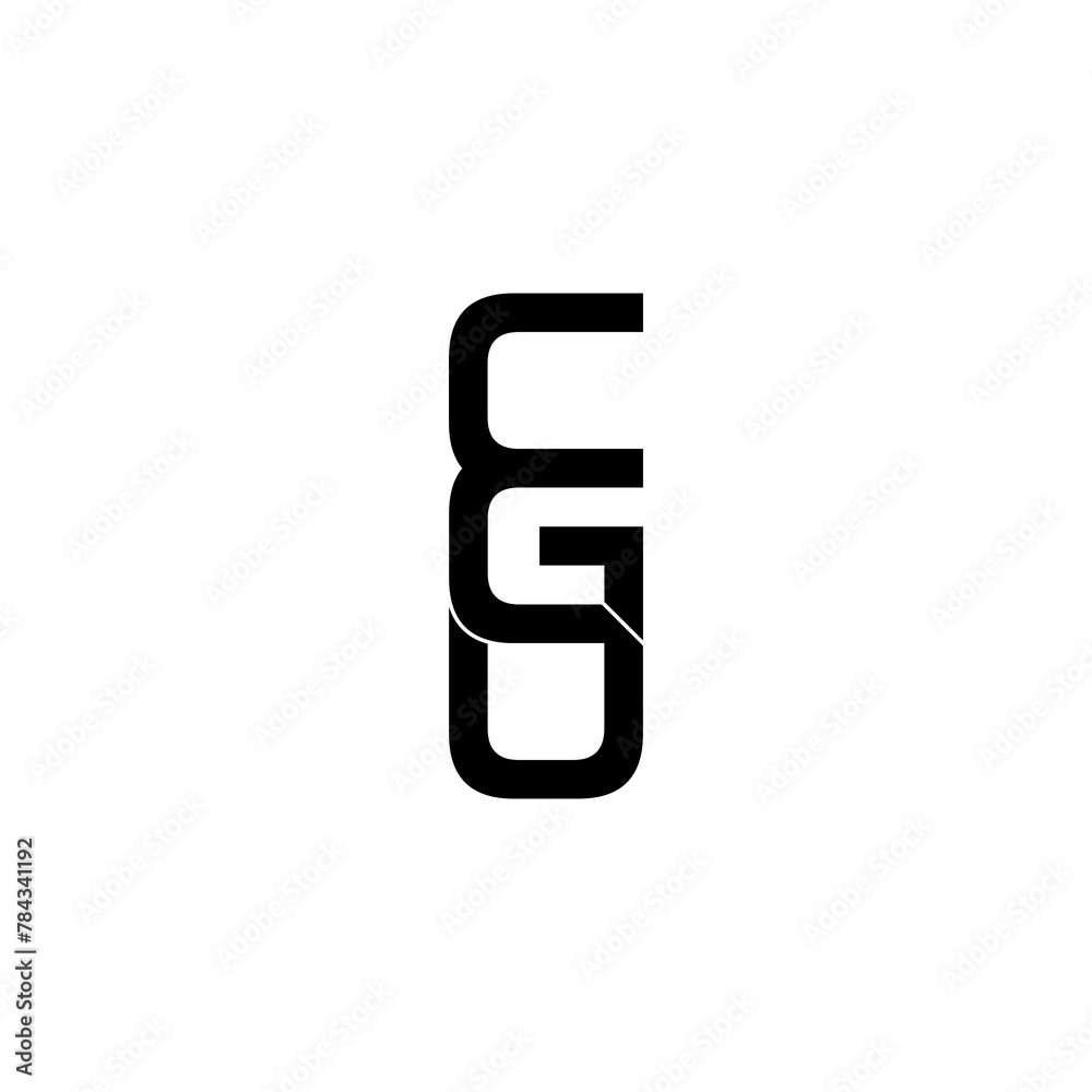 cgu lettering initial monogram logo design cgu lettering initial monogram logo design