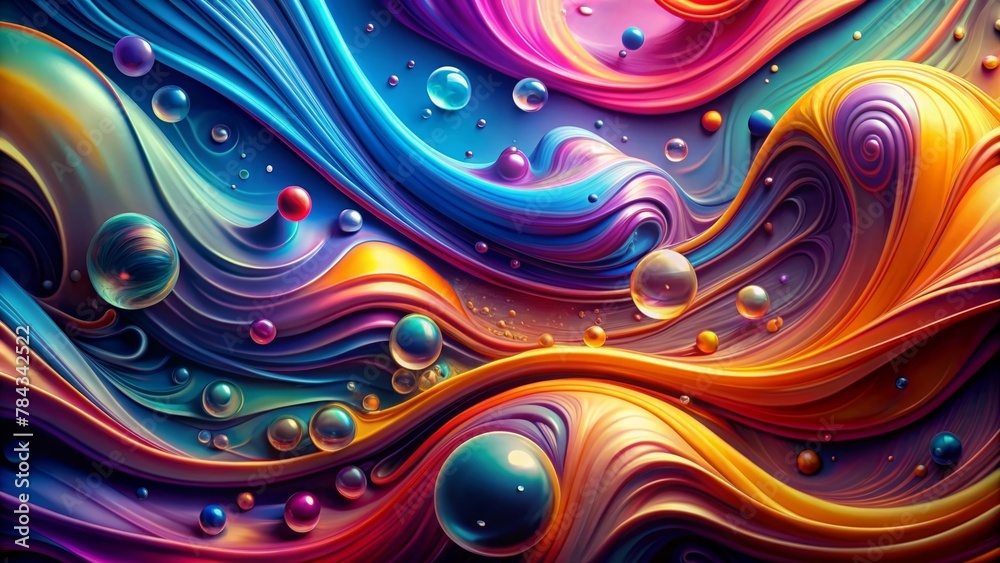 Colorful fluid shapes Colorful fluid shapes