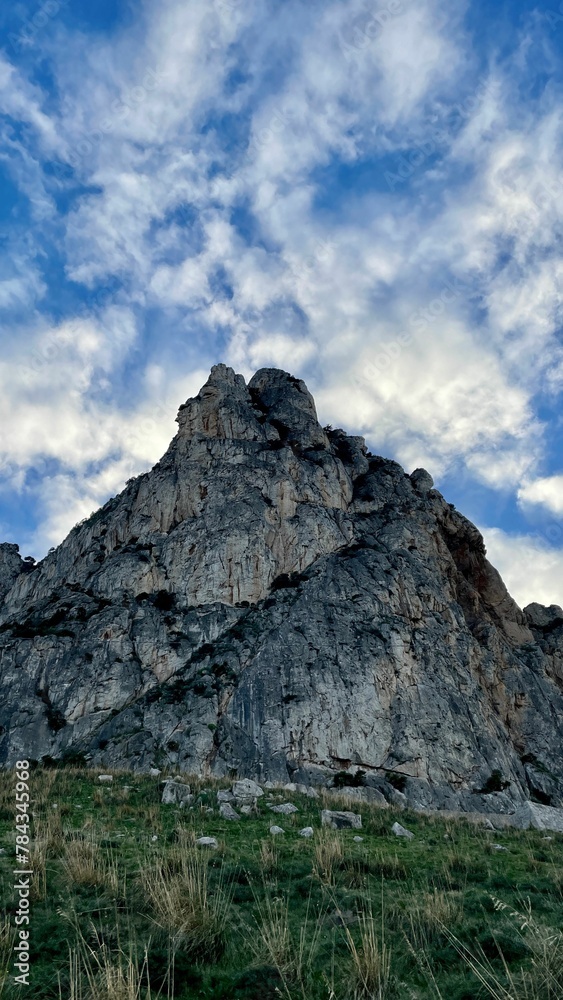 Beautiful landscape of a rocky mountain