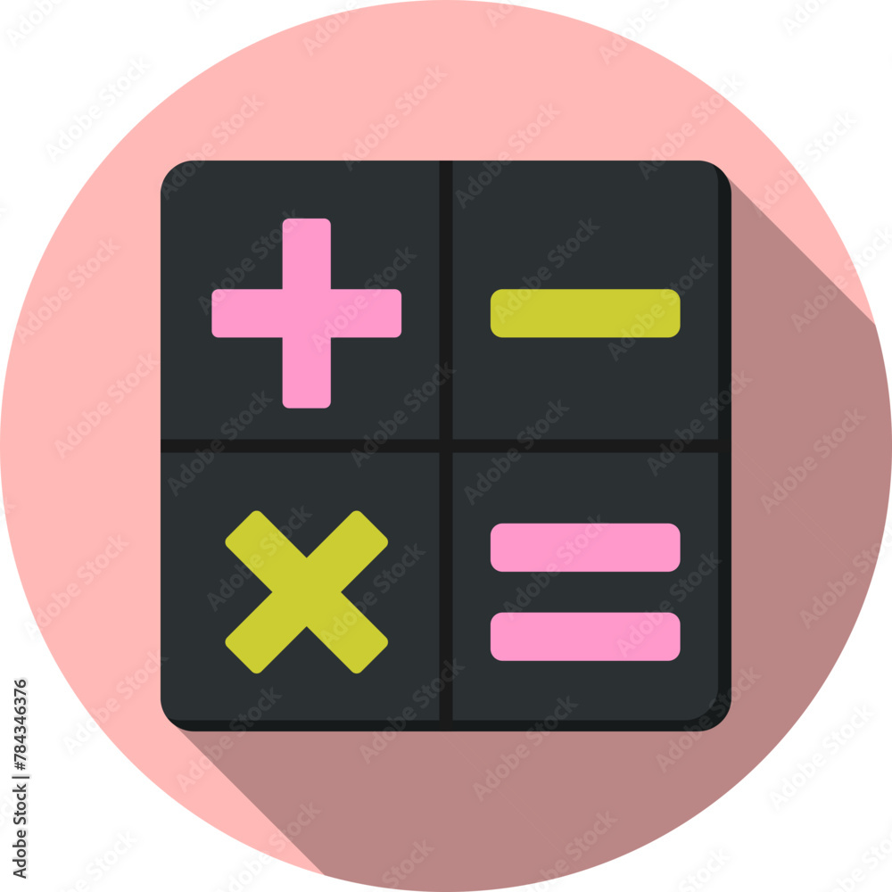 Obraz premium Mathematics Icon