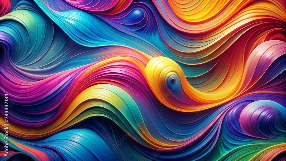Colorful fluid shapes Colorful fluid shapes