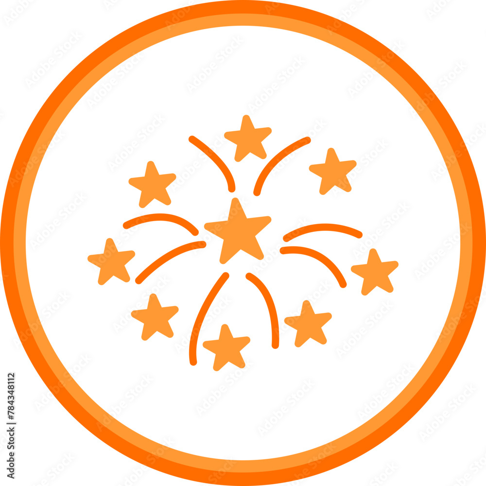 Fototapeta premium Fireworks Icon