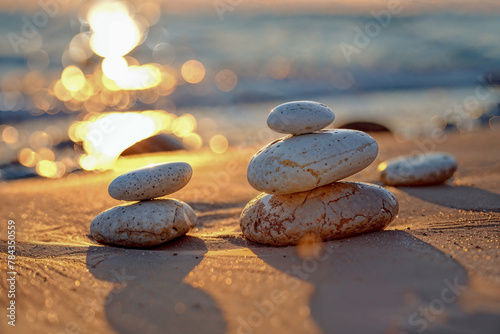 stones on the beach, yoga (ID: 784350559)